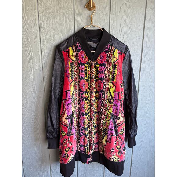 RARE Free People Romantics Just In Time Floral Tapestry Jacket, Small - Picture 1 of 6